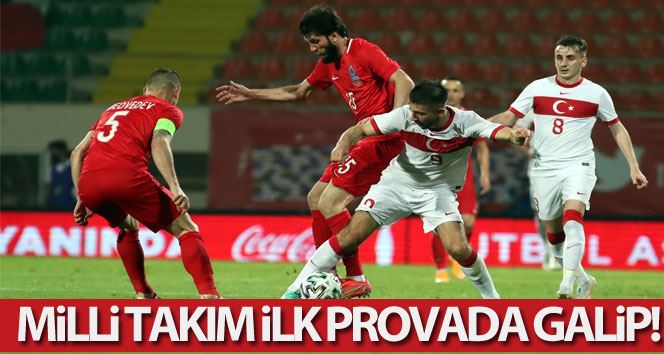 Milli takım ilk provada galip