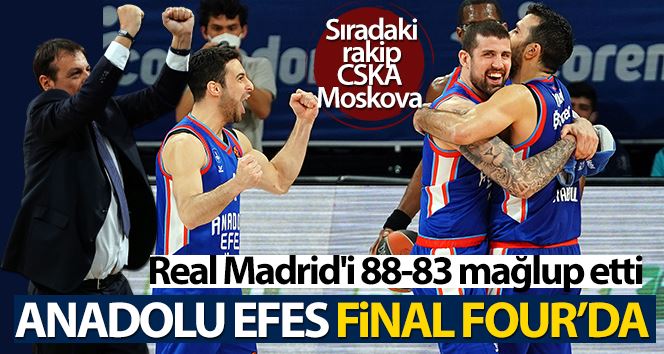 Anadolu Efes, THY Euroleague’de Final-Four’da