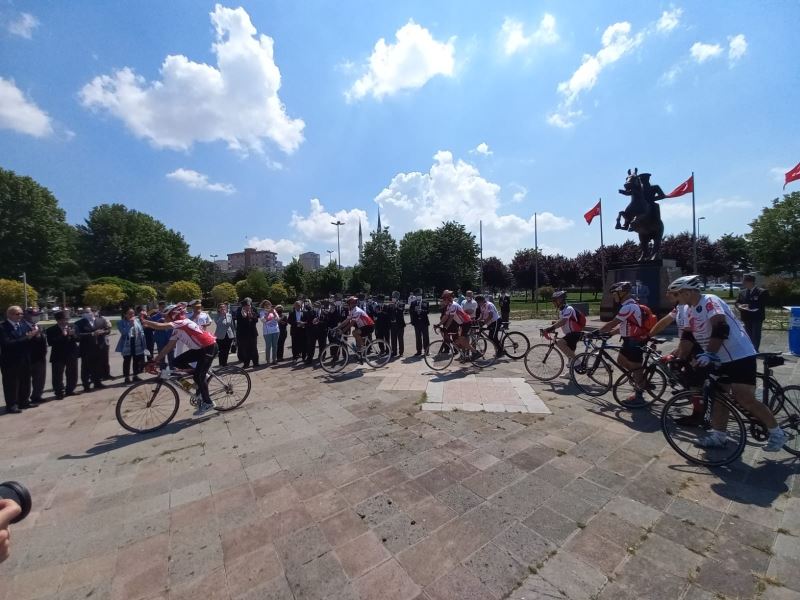 KKTC Gazisi için Ordu’ya pedal çevirdiler
