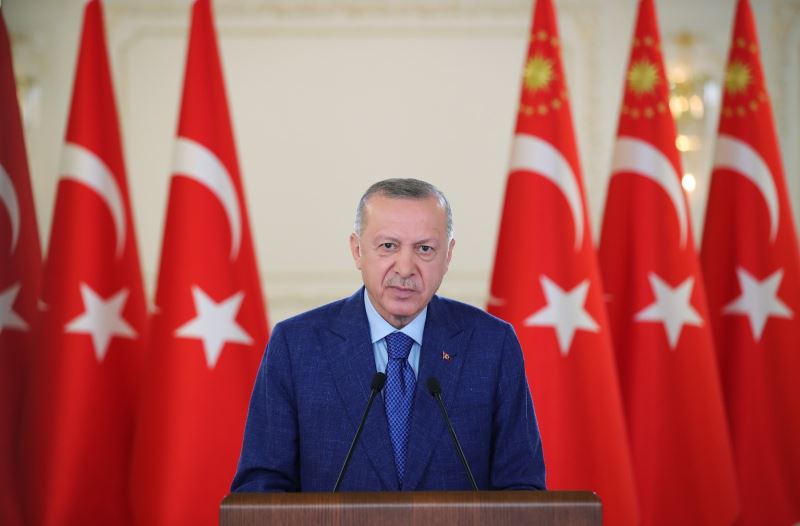 Erdoğan, Kilis Yukarı Afrin Barajı ve İçmesuyu İsale Hattı Açılış Töreni’ne canlı bağlandı
