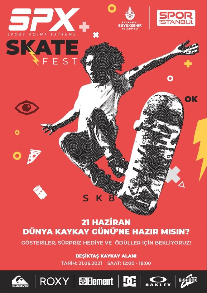 21 Haziran Dünya Kaykay Günü, SPX Skate Fest’te kutlanacak
