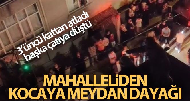 Küçükçekmece’de kadın 3’üncü kattan atladı, başka çatıya düştü