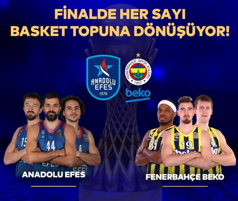 Finaldeki her sayı basket topuna dönüşecek
