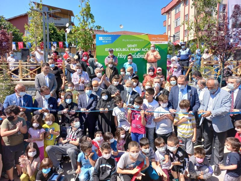 Üsküdar’da yeni açılan parka Şehit Eren Bülbül’ün adı verildi
