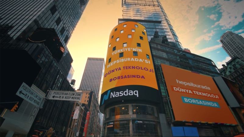 Hepsiburada’nın, NASDAQ’taki piyasa değerlemesi 4 milyar dolara ulaştı
