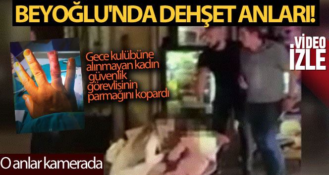 Beyoğlu’nda gece kulübünde yaşanan dehşetin güvenlik kamera görüntüleri ortaya çıktı