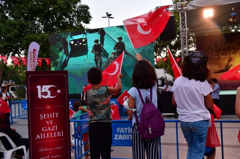 Saraçhane Parkı’nda 15 Temmuz Milli Birlik ve Demokrasi nöbeti
