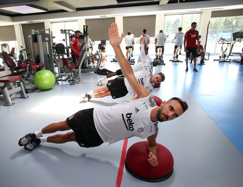 Beşiktaş denge ve kuvvet çalıştı
