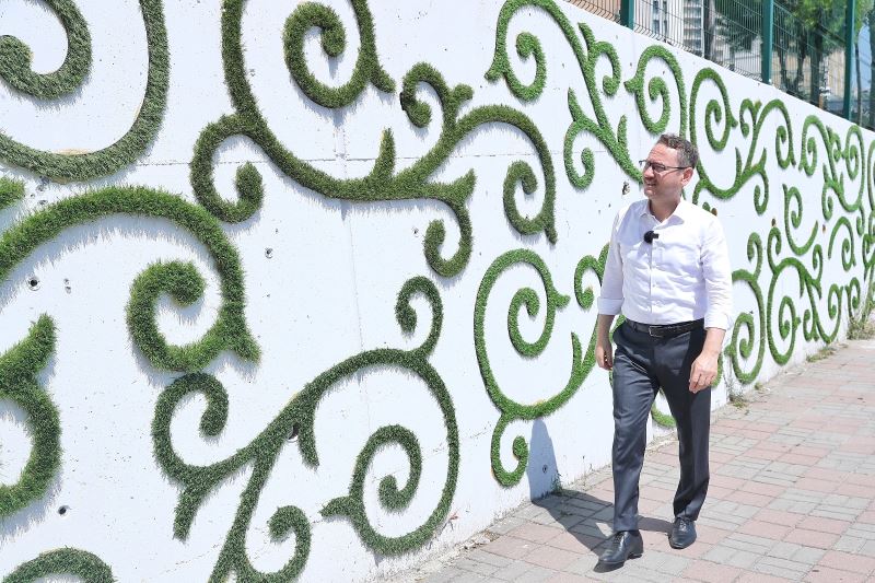 Başakşehir’de “Yeşil” duvarlara işleniyor
