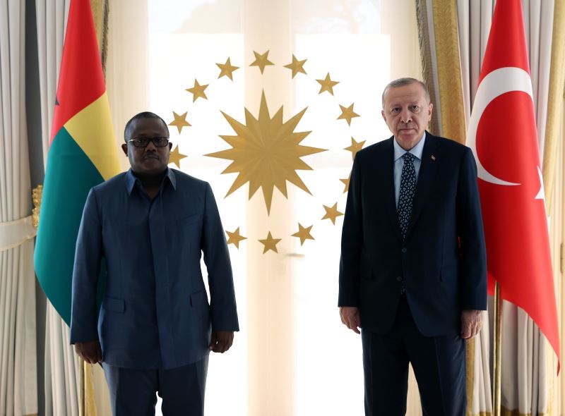 Cumhurbaşkanı Erdoğan, Gine Bissau Cumhurbaşkanı Cissoko Embalo’yu kabul etti
