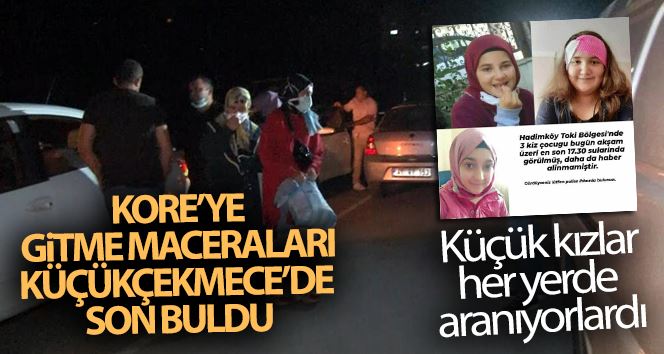 Çocukların Kore’ye gitme macerası Küçükçekmece’de son buldu