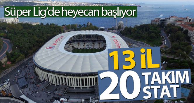 Süper Lig’de 13 ilden 20 takım 20 statta oynayacak