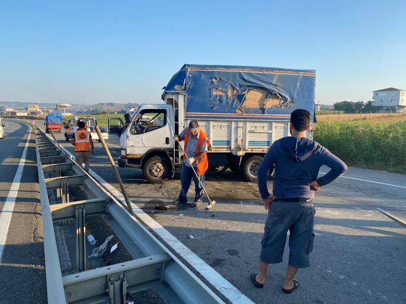 Silivri E-5’de trafiği kilitleyen kaza
