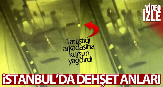 (Özel) İstanbul’da silahlı kavga kamerada: Tartıştığı arkadaşına kurşun yağdırdı