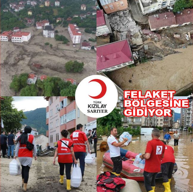 Türk Kızılayı Sarıyer Sel Bölgesine gidiyor