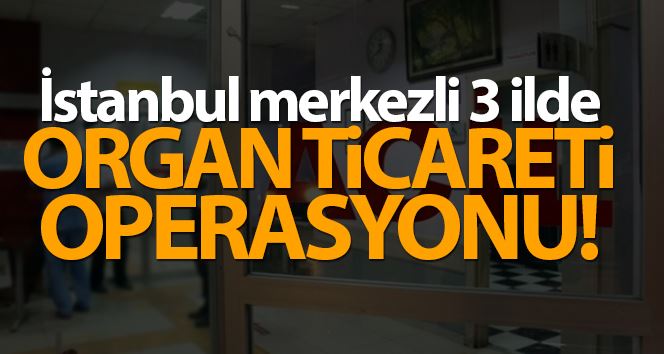 İstanbul’da organ ticareti operasyonu: 4 gözaltı