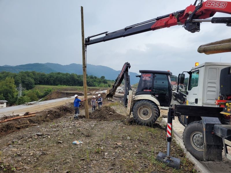 Kastamonu’da sel felaketinden etkilenen bölgeler enerjilendirildi
