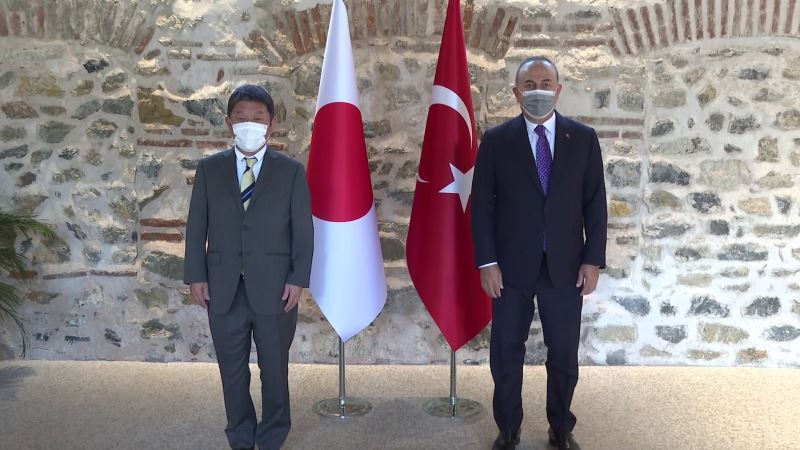 Dışişleri Bakanı Çavuşoğlu, Japon mevkidaşı Motegi ile görüştü
