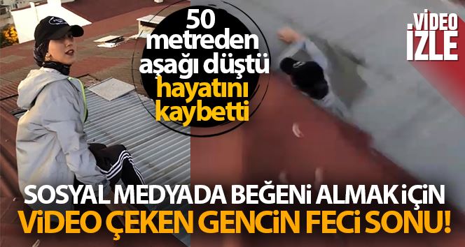 (Özel) Sosyal medya için video çekerken canından oldu