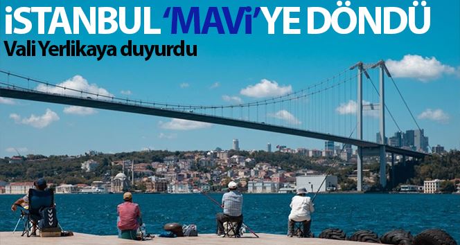 İstanbul aşı haritasında mavi renge döndü