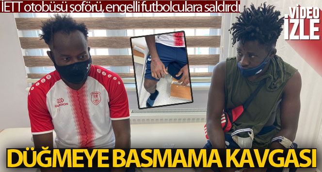 (Özel) Pendik’te İETT şoförü, otobüsteki engelli futbolcuları darp etti