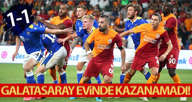 UEFA Avrupa Ligi: Galatasaray: 1 - St. Johnstone: 1 (Maç sonucu)