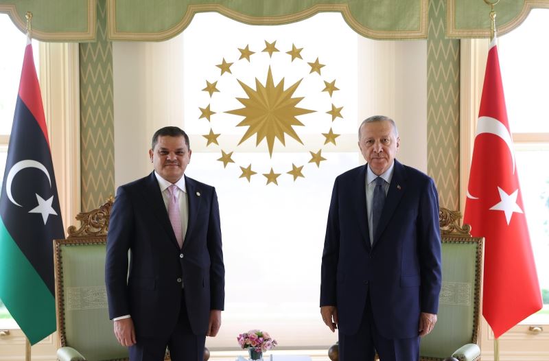 Cumhurbaşkanı Erdoğan Libya Başbakanı Abdülhamid Dibeybe’yi kabul etti
