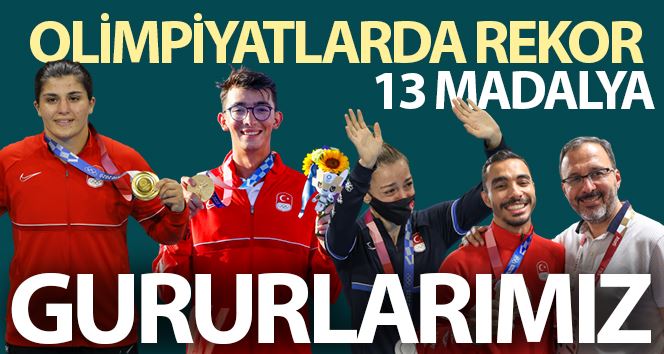 Olimpiyatlarda rekor geldi: 13 madalya