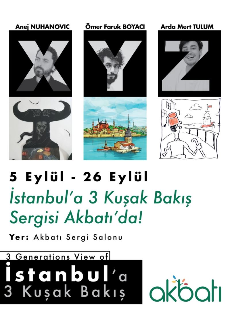 ‘XYZ İstanbul’a 3 Kuşak Bakış’ Pazar günü açılıyor
