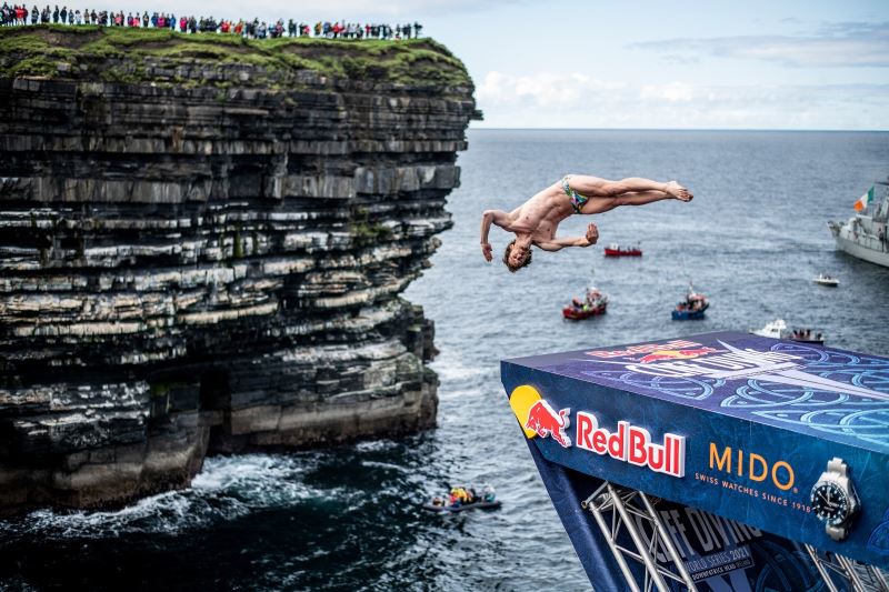 Red Bull Cliff Diving’in İrlanda ayağında kazananlar Rhiannan Iffland ve Gary Hunt oldu
