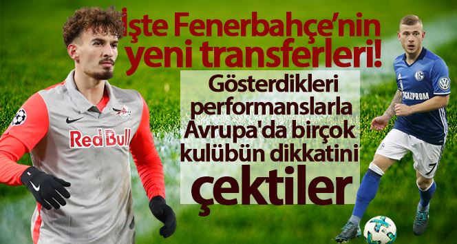 İşte Fenerbahçe’nin yeni transferleri