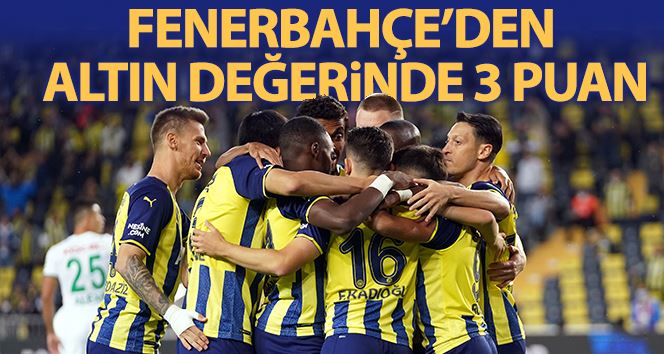 Süper Lig: Fenerbahçe: 2 - GZT Giresunspor: 1 (Maç sonucu)