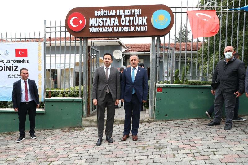 Bağcılar’da Mustafa Öztürk Türk Kazak Kardeşlik Parkı açıldı
