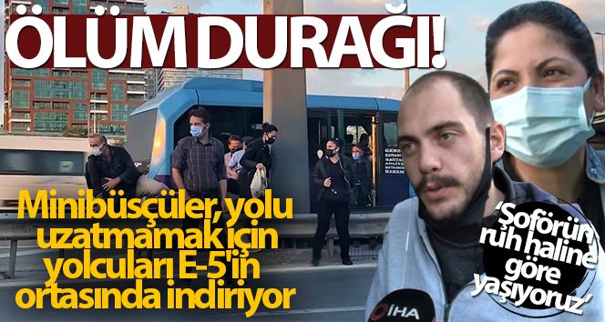 (Özel) Kadıköy’de minibüsçülerin ‘ölüm durağı’ tehlike saçıyor