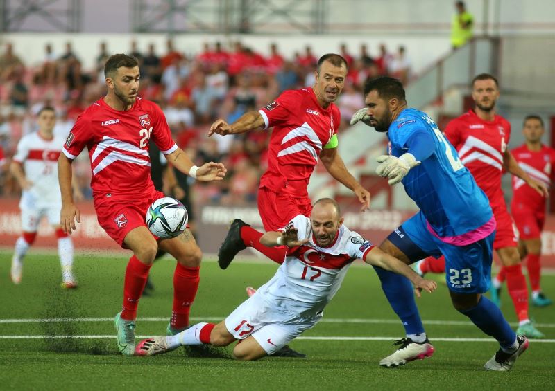 2022 FIFA Dünya Kupası Elemeleri: Cebelitarık: 0 - Türkiye: 0 (İlk yarı)
