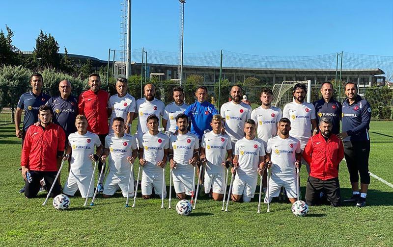 Ampute Futbol Milli Takımı, Avrupa Şampiyonası öncesi Riva’da kampa girdi

