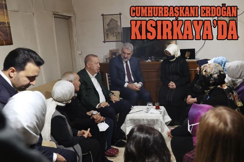 Cumhurbaşkanı Erdoğan’dan, örnek gösterdiği Hatem Kurt’un evine ziyaret