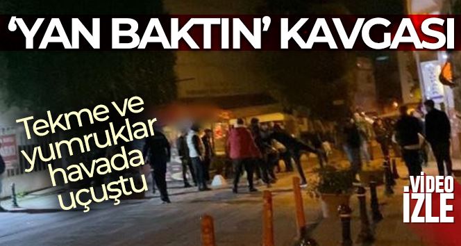 Kadıköy’de alkol alan iki grup arasında ‘yan baktın’ kavgası