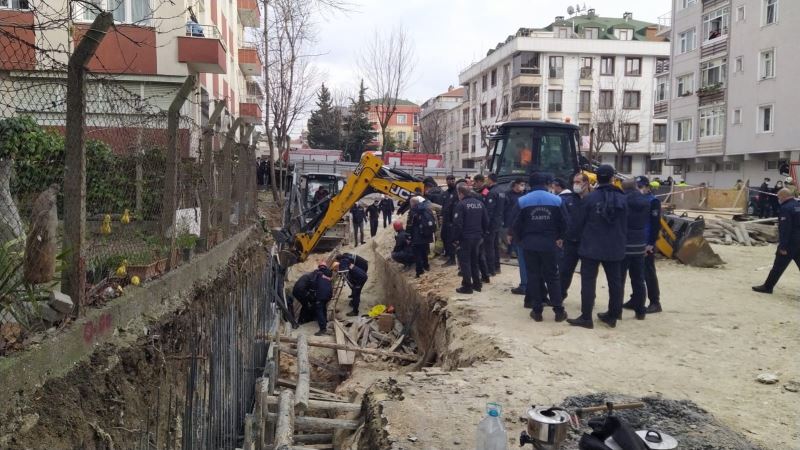 Avcılar’da inşat alanında göçük: 2 işçi toprak altında kaldı