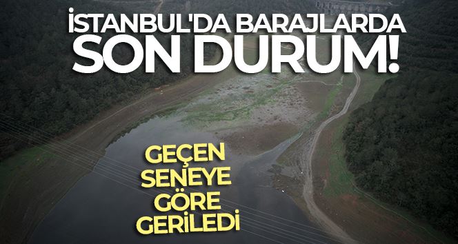 Alibeyköy Barajı’nın doluluk oranı yüzde 28 seviyesinde