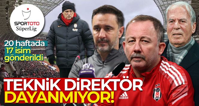 Süper Lig’e teknik direktör dayanmıyor; 20 haftada 17 isim!