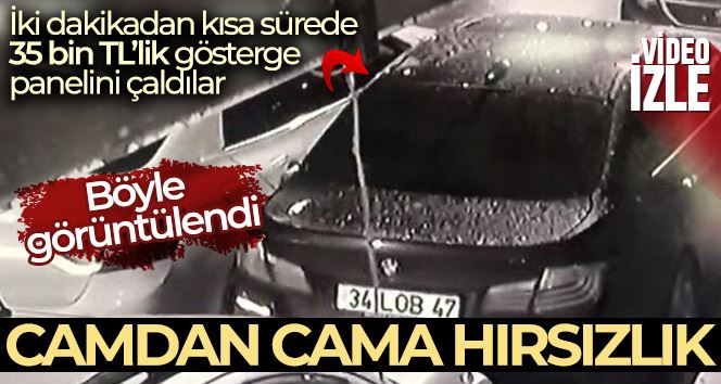 Esenyurt’ta gösterge paneli hırsızları yine iş başında