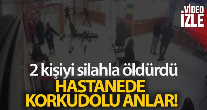 Maltepe’de hastanedeki silahlı saldırı anı kamerada