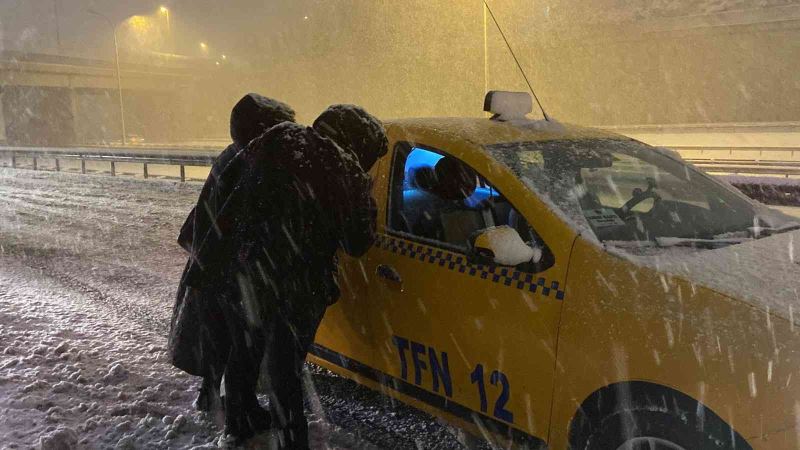 Kar çilesine bir de otobüs çilesi eklendi