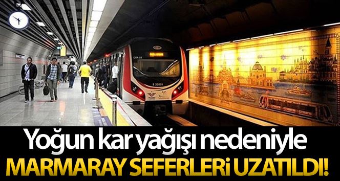 Marmaray seferleri saat 02.00’a kadar uzatıldı