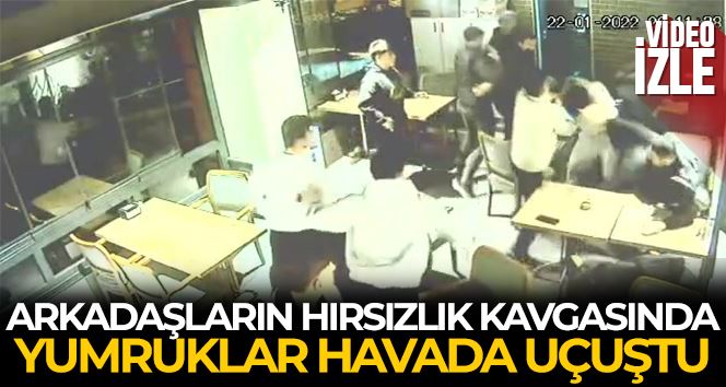 Ataşehir’de arkadaşların hırsızlık kavgasında yumruklar havada uçuştu