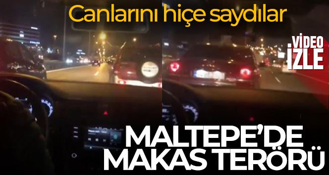 Maltepe’de makas terörünü cep telefonuyla kayda aldı