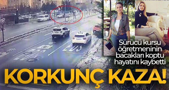 Küçükçekmece’deki feci kazada sürücü kursu öğretmeni hayatını kaybetti