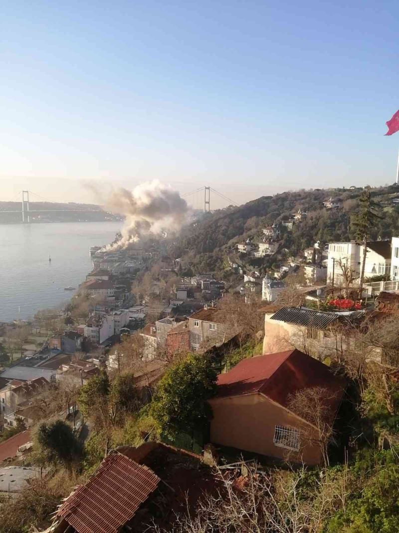 Kuruçeşme’de restoranda yangın paniği