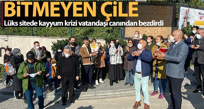 Esenyurt’ta lüks sitede kayyum krizi vatandaşı canından bezdirdi